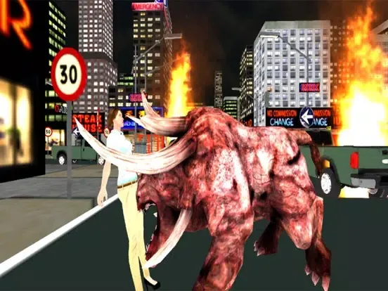 Captures d'écran de Monster Angry Bull City Attack iPad 