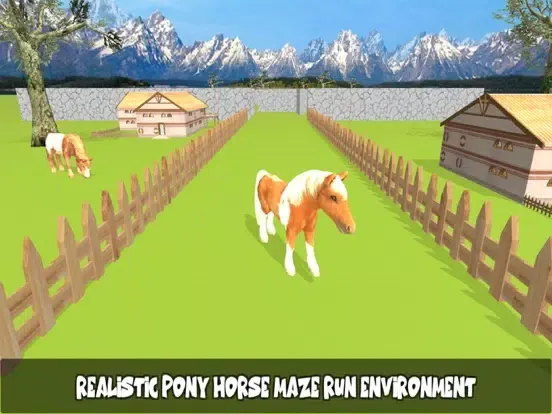 تصاویر Pony Horse Maze Run iPad 