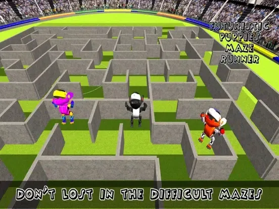 Futuristic Puppy Maze Run iPad スクリーンショット