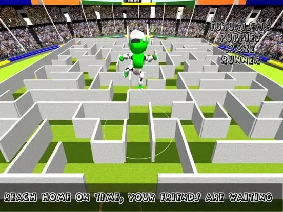 Futuristic Puppy Maze Run iPad スクリーンショット