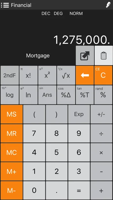 Financial Calculator + Screenshots