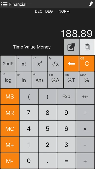 Financial Calculator + Screenshots