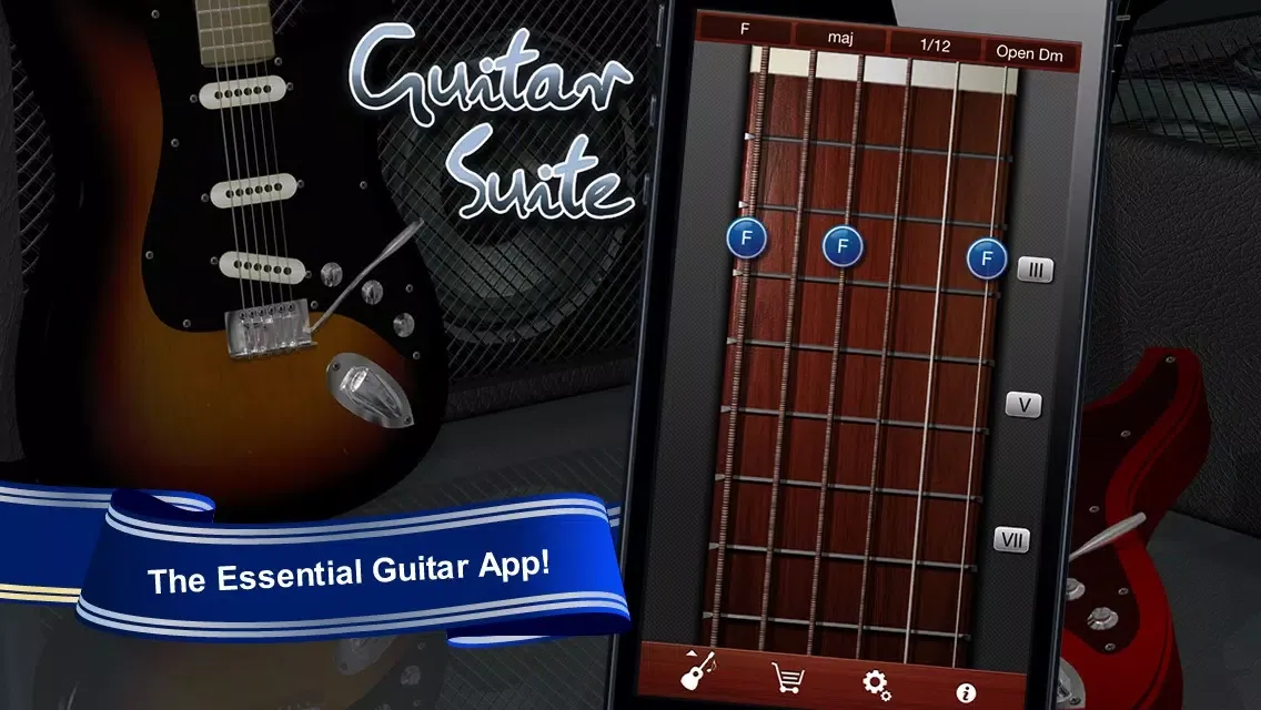 Zrzuty ekranu Guitar Suite Free - Metronome, Tuner, and Chords Library for Guitar, Bass, Ukulele