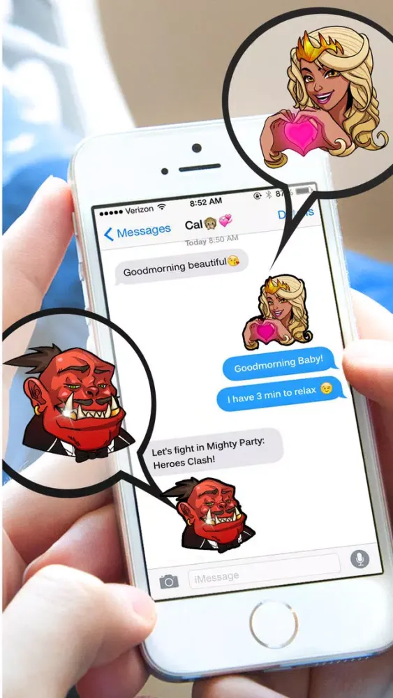 Mighty Party: Heroes Stickers應用截圖