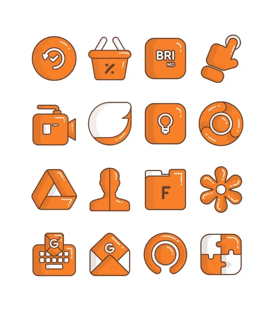 صور Carrot - Orange icon pack