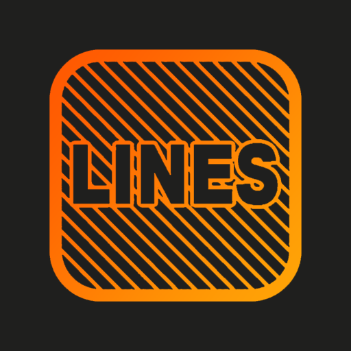 Lines Square - Neon icon Pack Lines Square - Neon icon Pack