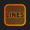 Lines Square - Neon icon Pack