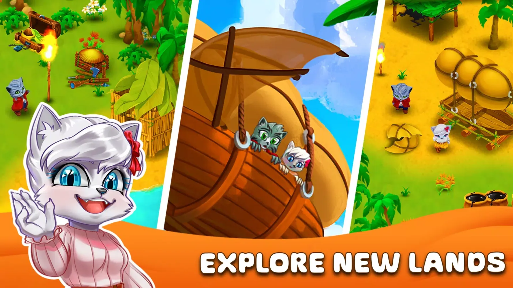 Cat Stories™ Adventure Match 3 Screenshots