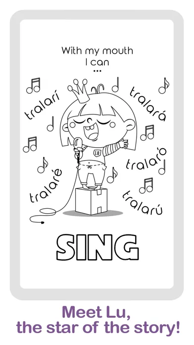 Tangkapan layar Lu's Coloring Story