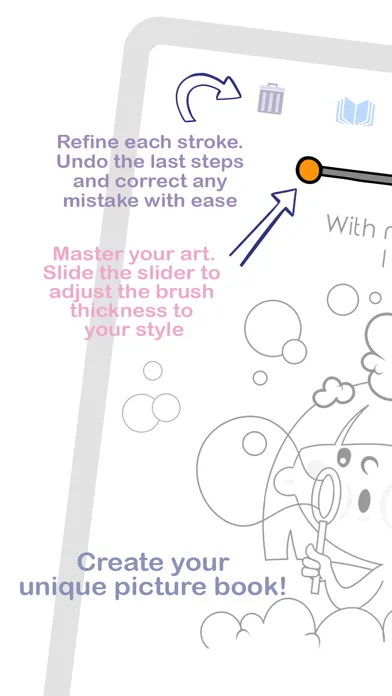 Tangkapan layar Lu's Coloring Story
