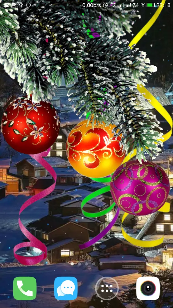 Christmas live wallpaper Screenshots