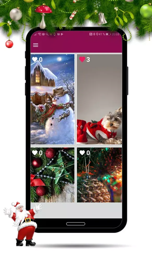 Capturas de pantalla de Christmas Wallpaper