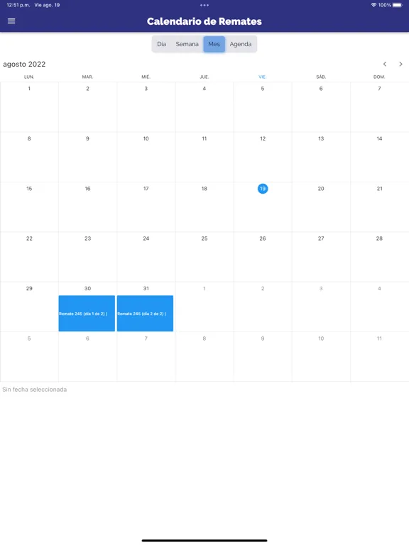 Pantalla Uruguay Remates iPad  Screenshots