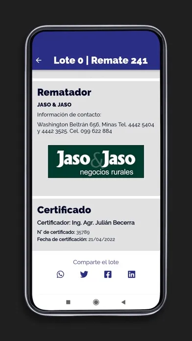 Pantalla Uruguay Remates Screenshots