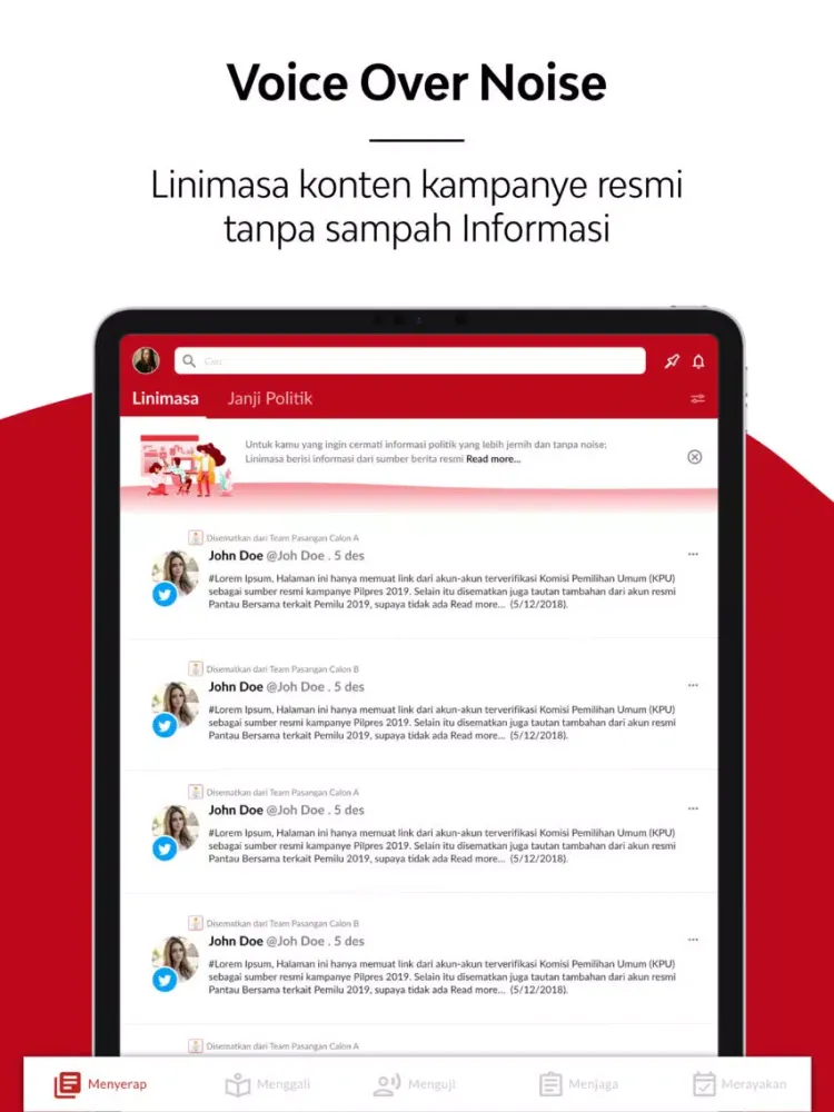Captures d'écran de Pantau Bersama iPad 