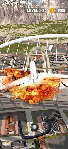 Tangkapan layar Sling Plane 3D - Sky Crash Jet