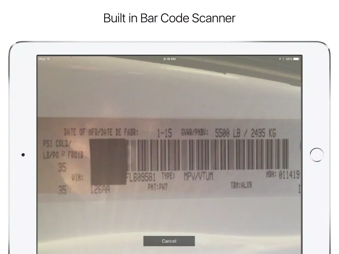 صور Auto Condition Report 360 iPad 