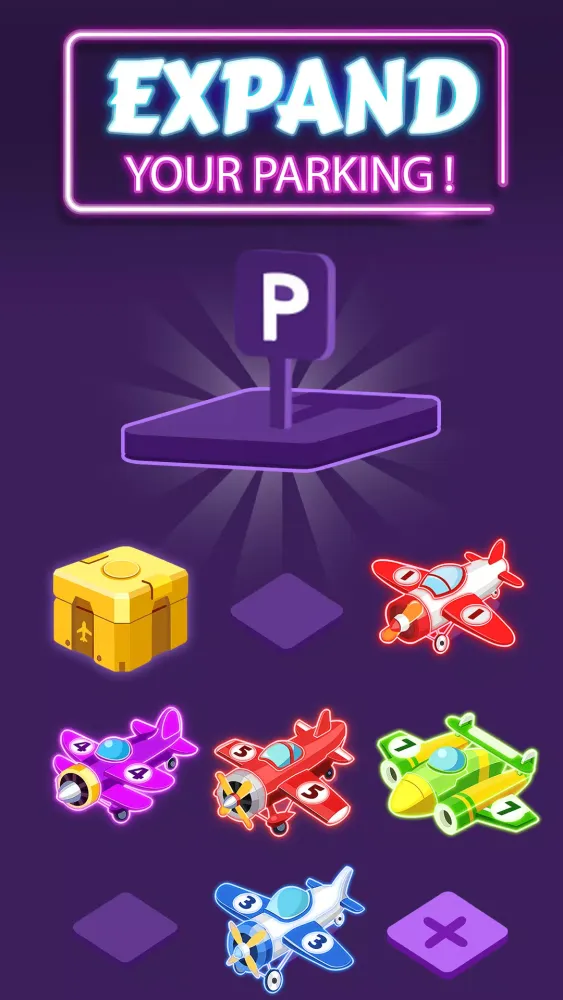 Скриншоты Merge Planes Neon Game Idle