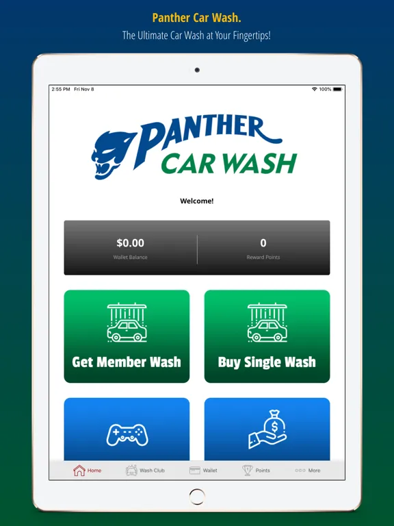Panther Car Wash iPad  スクリーンショット