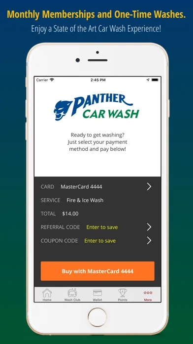 Panther Car Wash スクリーンショット