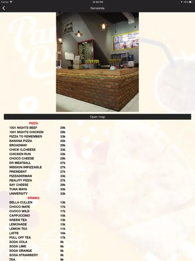 ภาพหน้าจอของ Panties Pizza App iPad 