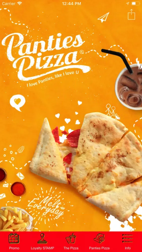 ภาพหน้าจอของ Panties Pizza App