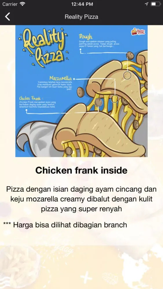 ภาพหน้าจอของ Panties Pizza App