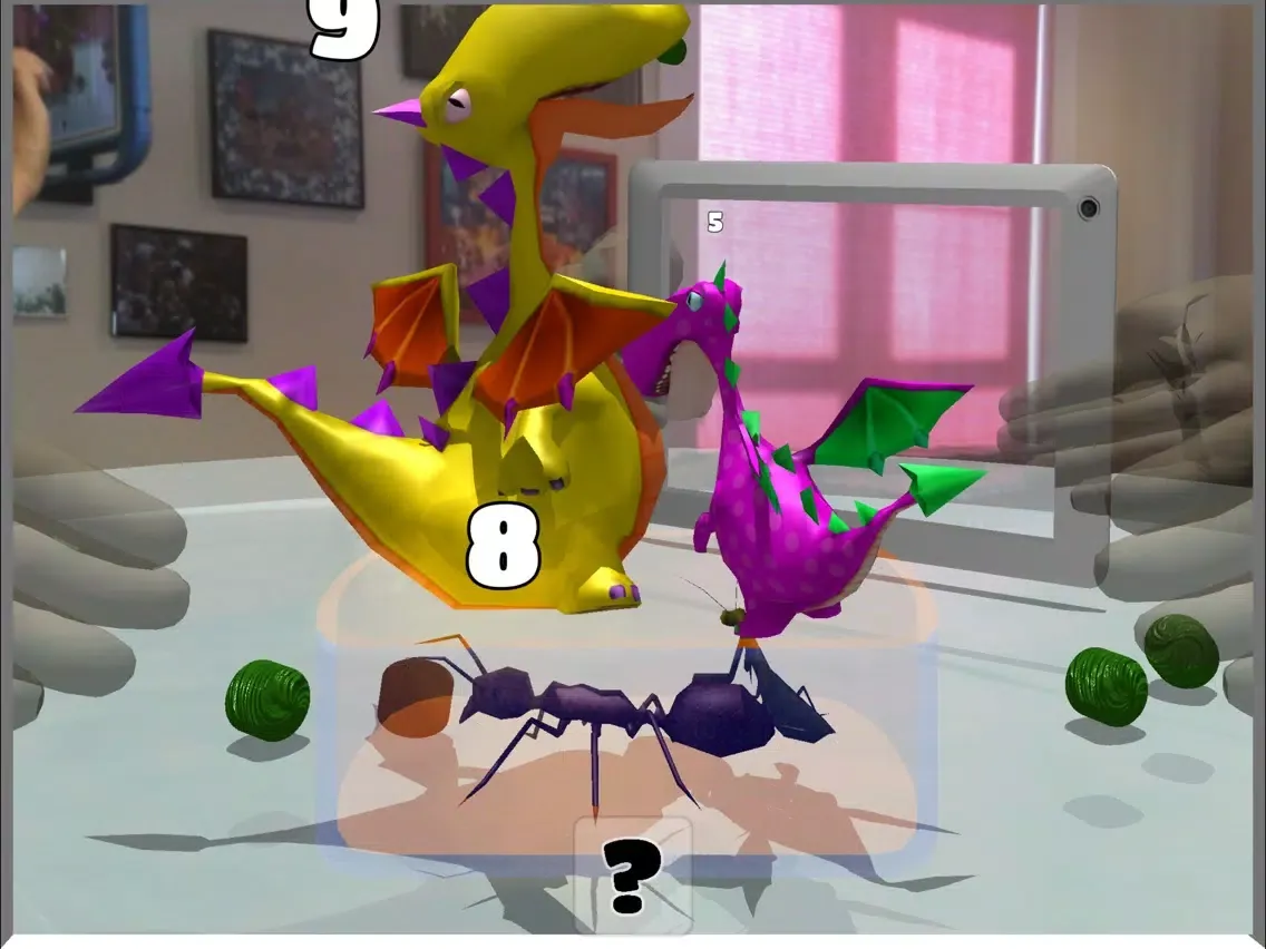 Tangkapan skrin Pantomime Creatures AR iPad 