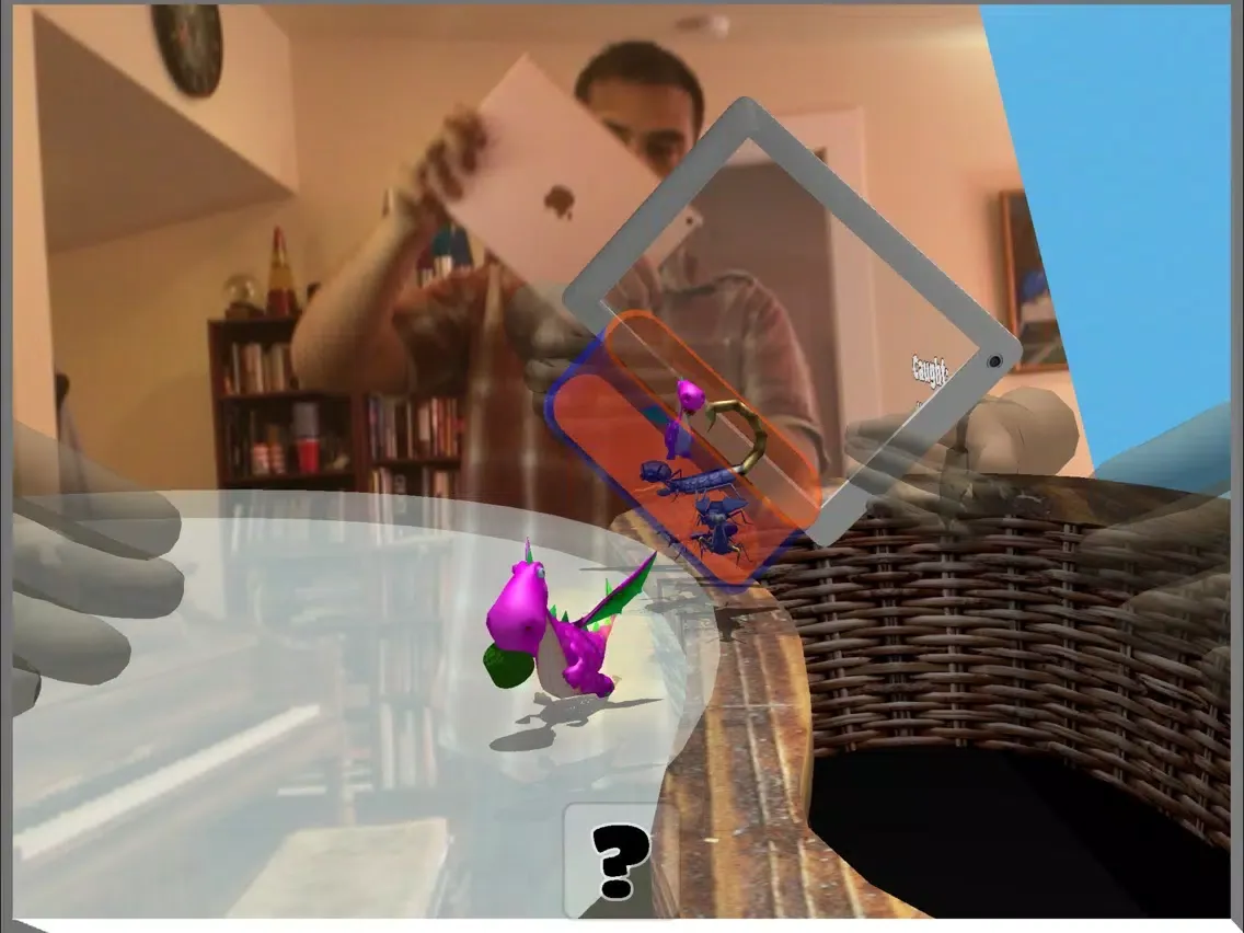 Tangkapan skrin Pantomime Creatures AR iPad 