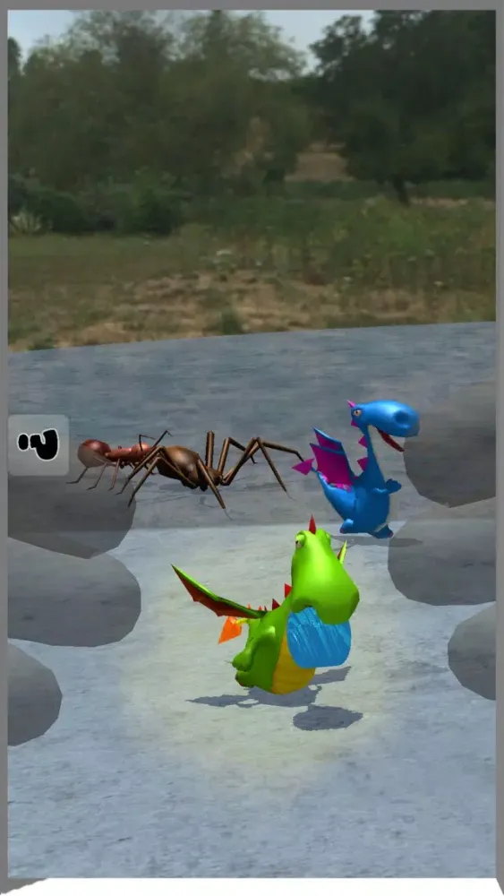 Tangkapan skrin Pantomime Creatures AR