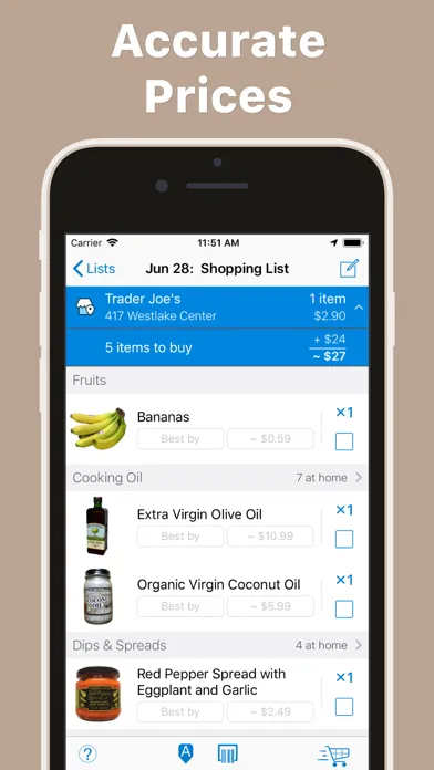 Capturas de pantalla de Pantry Check - Grocery List