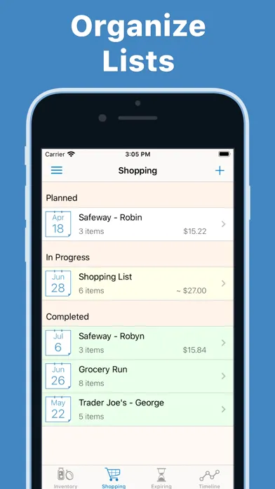 Capturas de pantalla de Pantry Check - Grocery List