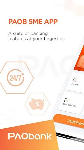 Ảnh chụp màn hình của PAObank SME