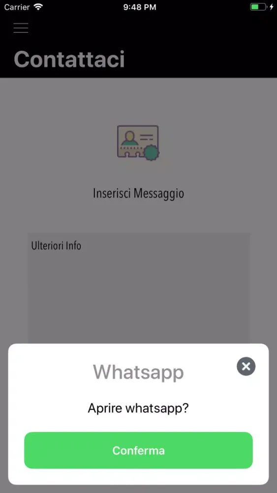 Screenshot di Artbit Event