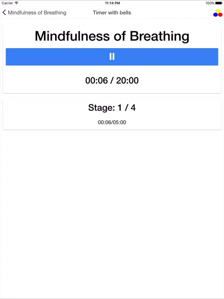 Ảnh chụp màn hình của Triratna Buddhist Meditation iPad 