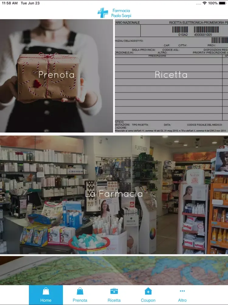 Zrzuty ekranu Farmacia Paolo Sarpi iPad 