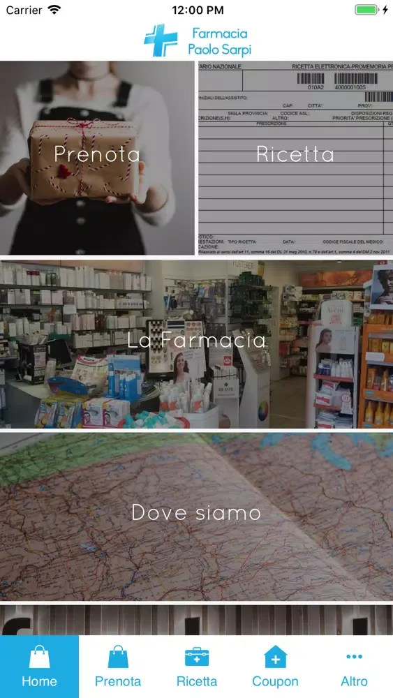 Zrzuty ekranu Farmacia Paolo Sarpi