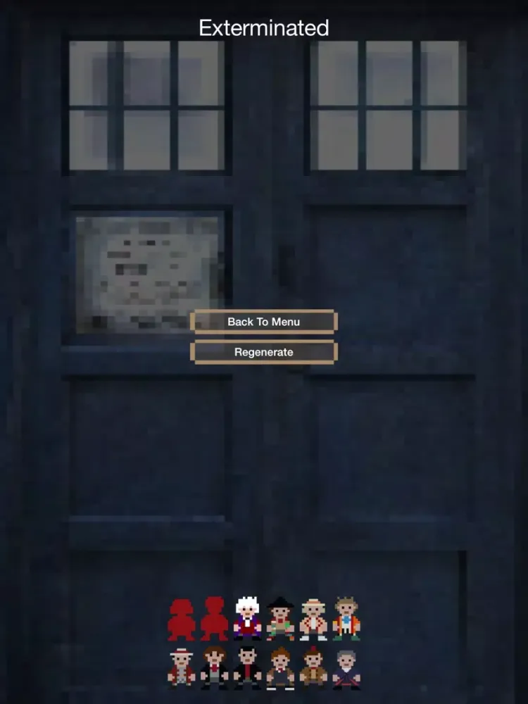 Скриншоты Dodge The Dalek iPad 