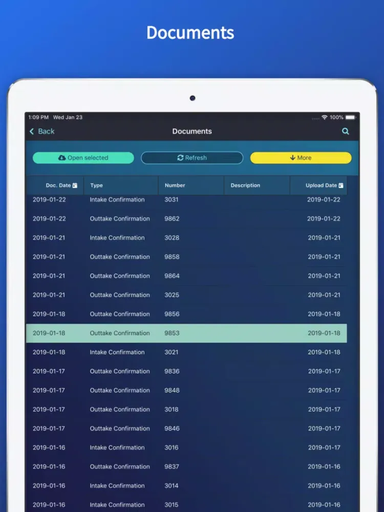 Capturas de pantalla de Coldstore Gdańsk iPad 