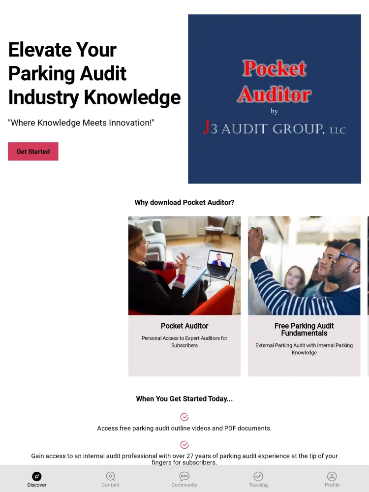 Pocket Auditor Screenshots