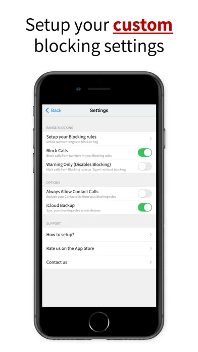 Tangkapan skrin Call Ranger: Spam Call Blocker
