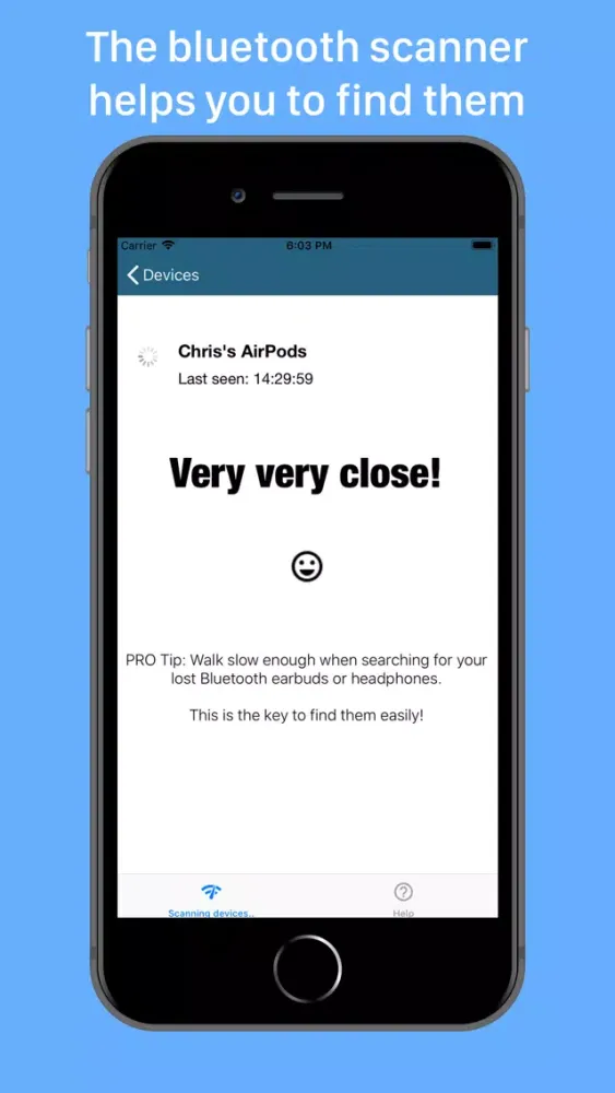 Bluetooth's Finder سکرین شاٹس