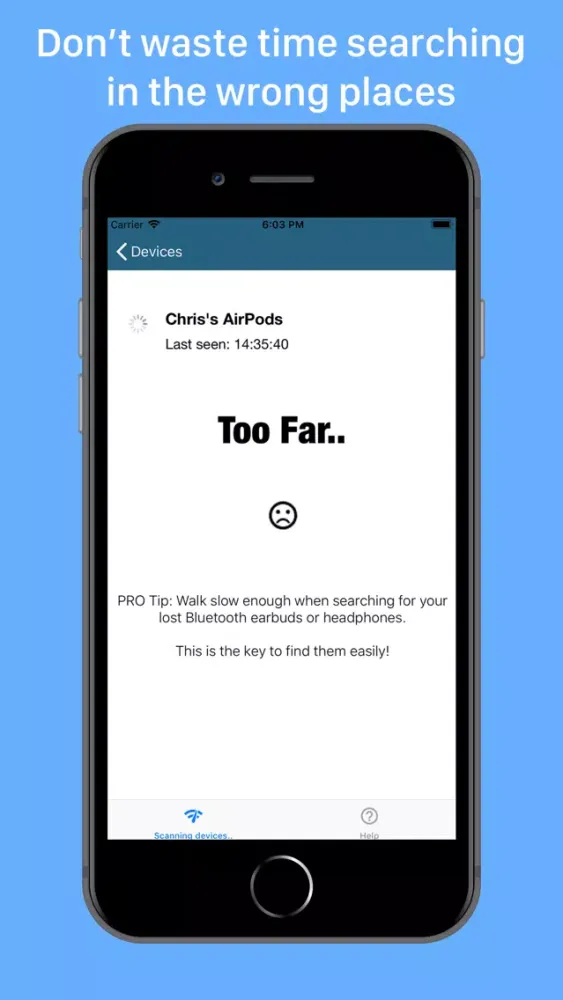 Bluetooth's Finder سکرین شاٹس