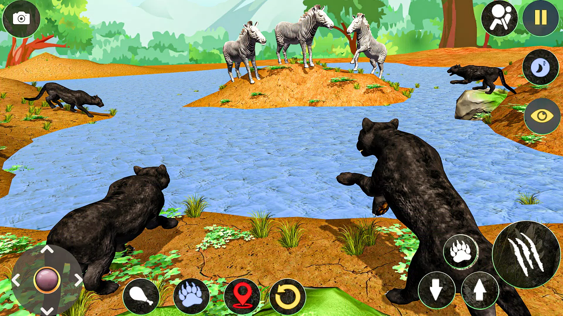 Wild Black Panther Sim Games Screenshots