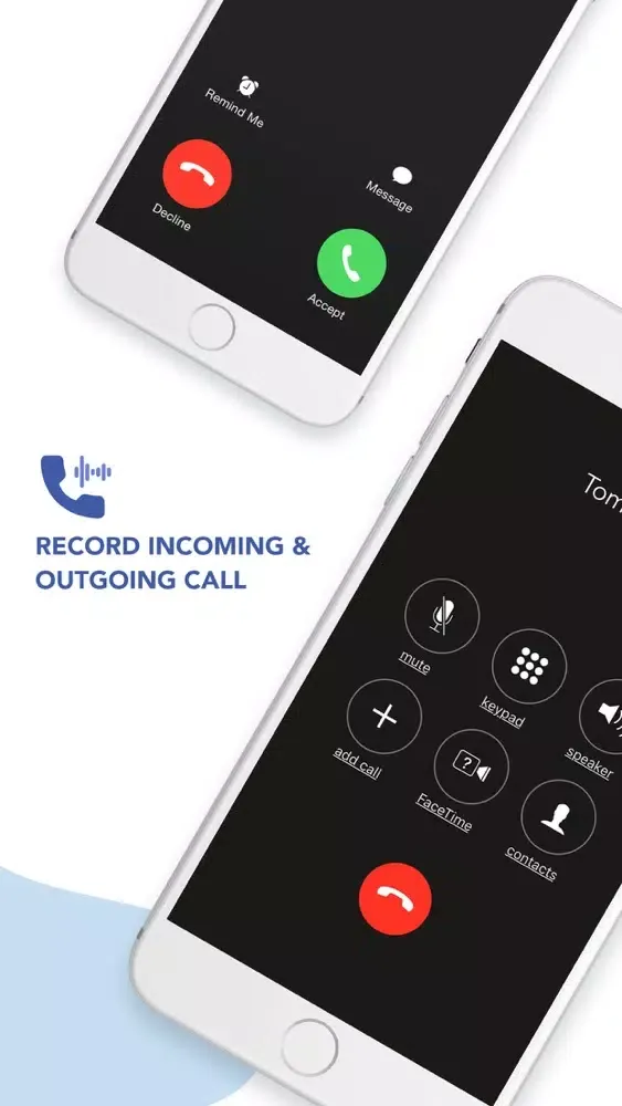 Captures d'écran de Call Recorder App - RecMyCalls