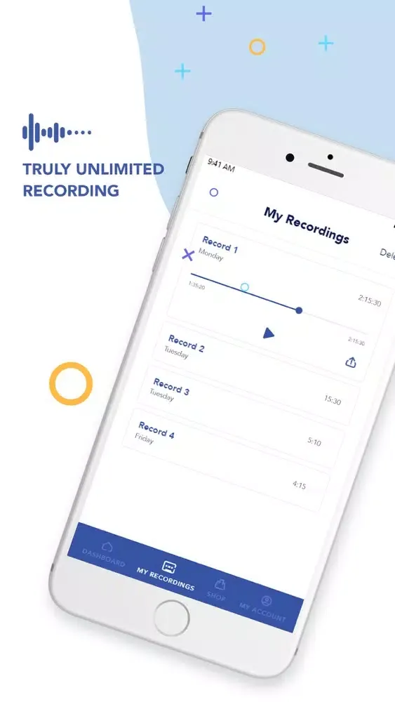 Captures d'écran de Call Recorder App - RecMyCalls