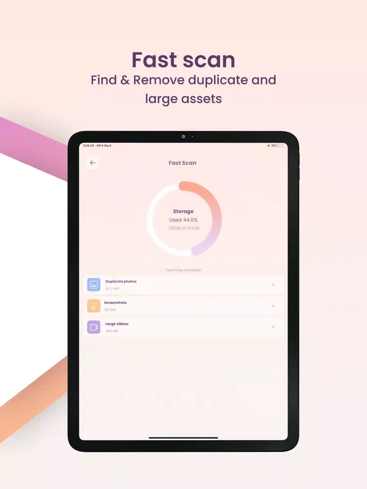 Cleaner: Clean Duplicate Item iPad  স্ক্রিনশট
