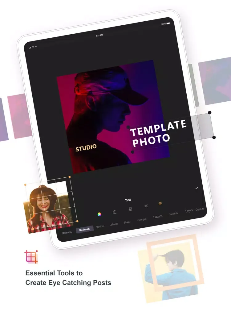 Templates Photo Split + Editor iPad  স্ক্রিনশট