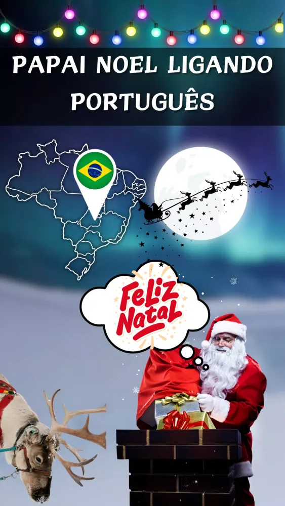 Captures d'écran de Santa Claus calling Portuguese