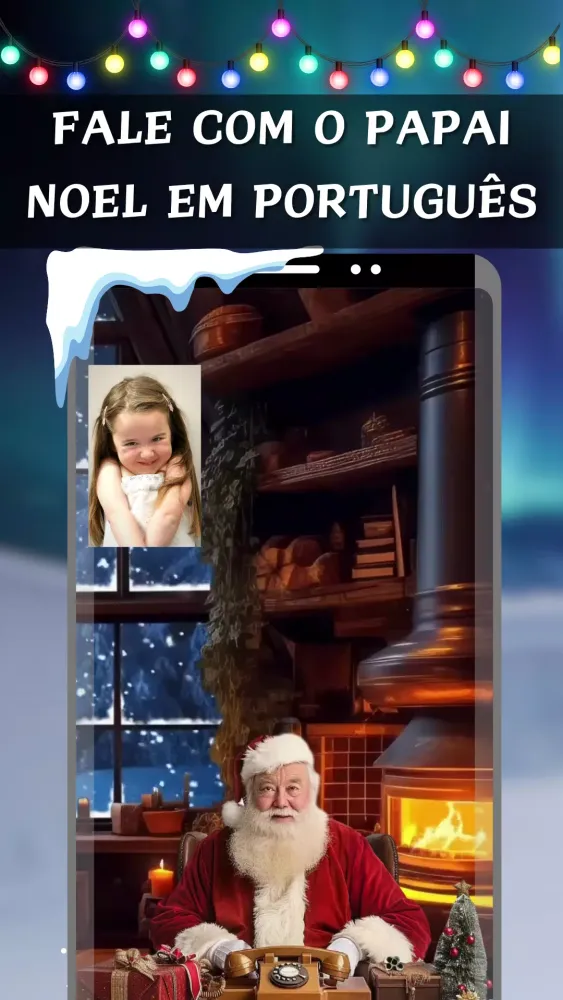 Captures d'écran de Santa Claus calling Portuguese